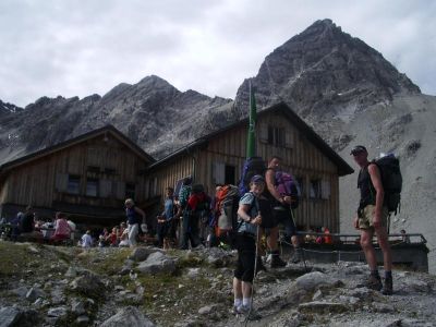 018-Die Totalphuette, Bergwanderziel des 2. Bergtages